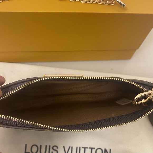 Louis Vuitton Brown Monogram Crossbody Bag Set - Picture 10 of 11